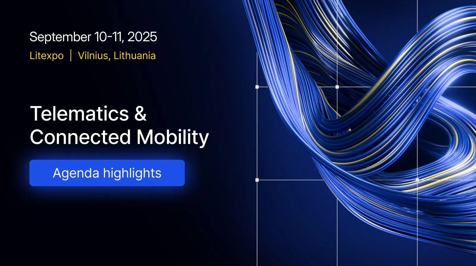 Première vue d’ensemble : temps forts de l’agenda de la conférence Telematics & Connected Mobility