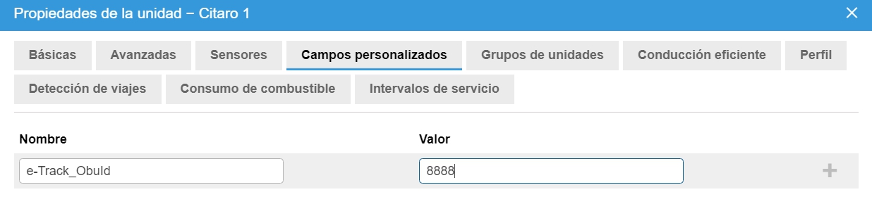 e-track unit properties