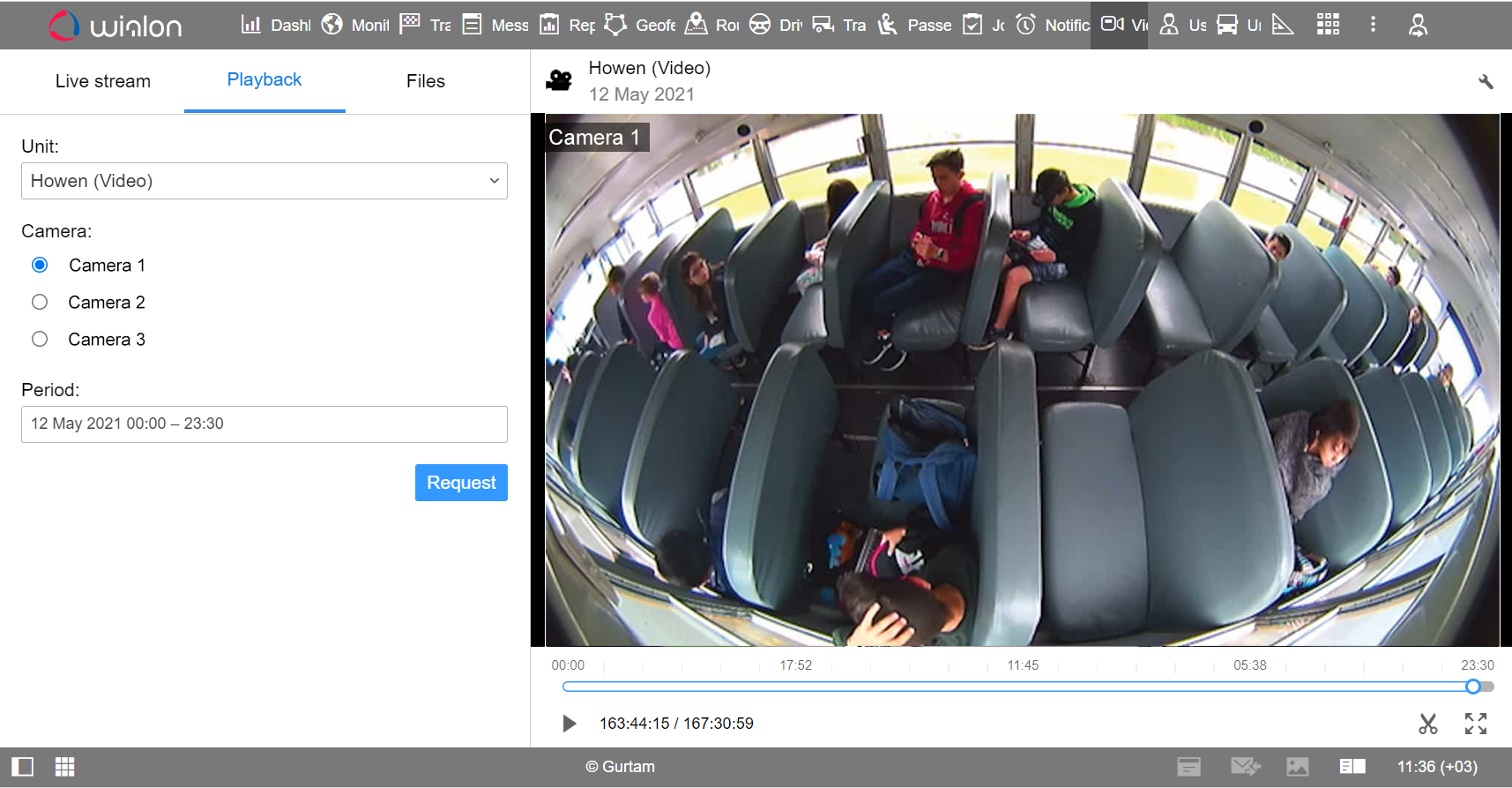 Fonction de lecture dans l'interface