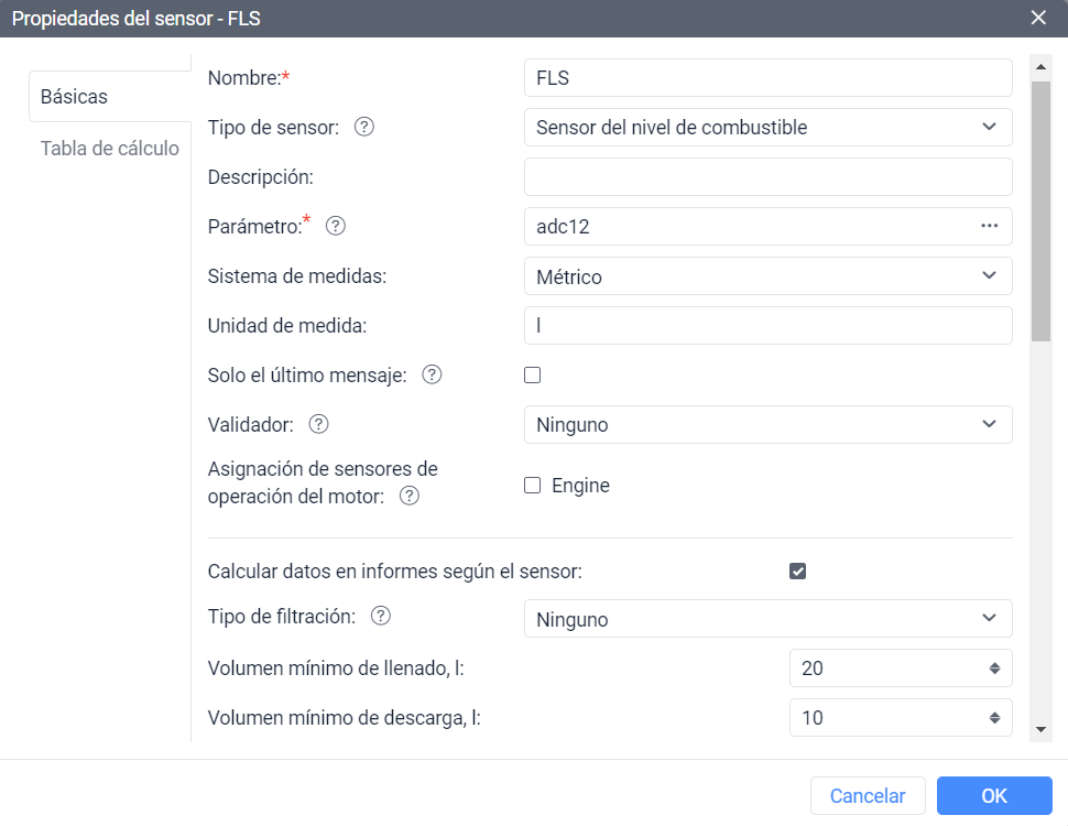 Advanced FLS settings