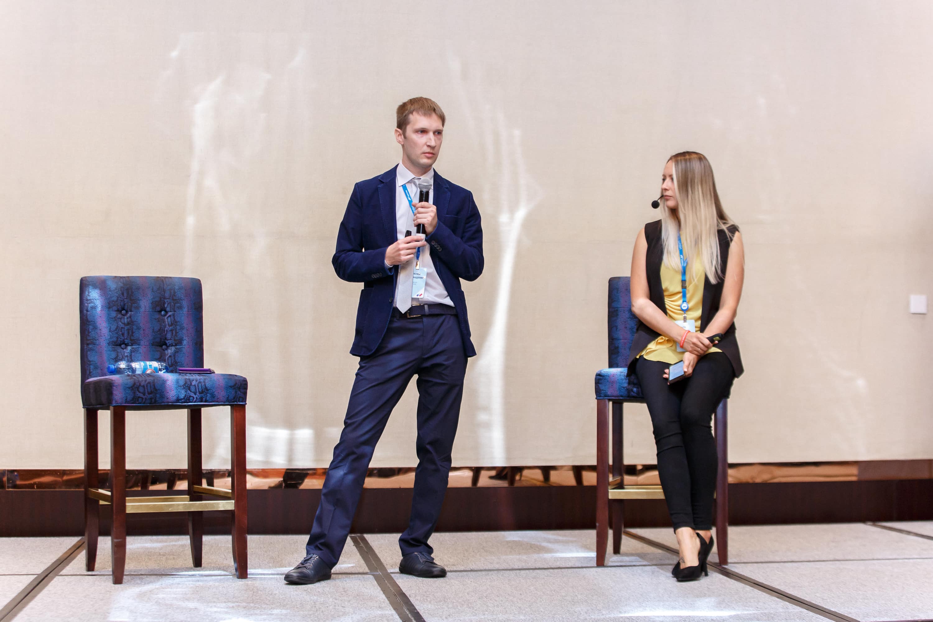 Warming up: trainings, quest, and speed dating